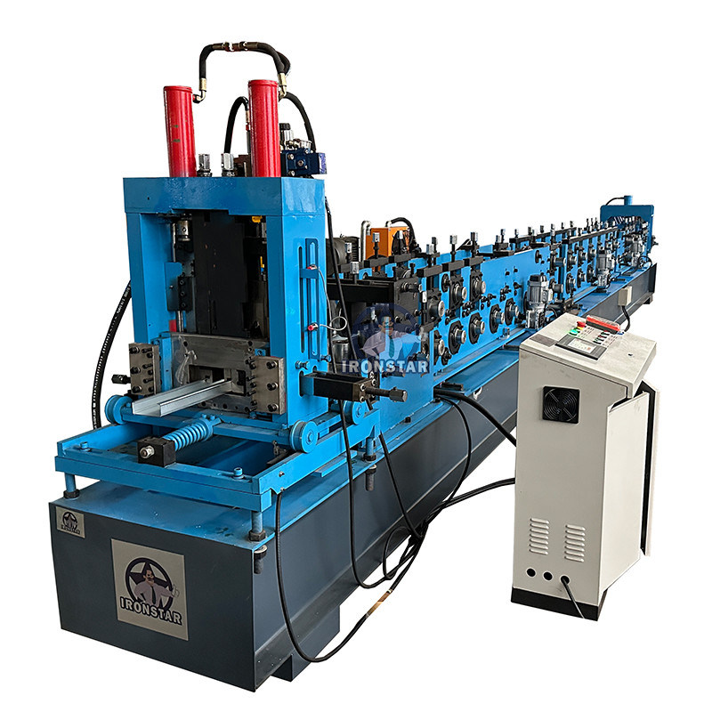 “Factory Direct 80-300mm Adjustable Size C Purlin Roll Forming Machine Automatic C Channel Purlin Forming Machine for Ecuador”