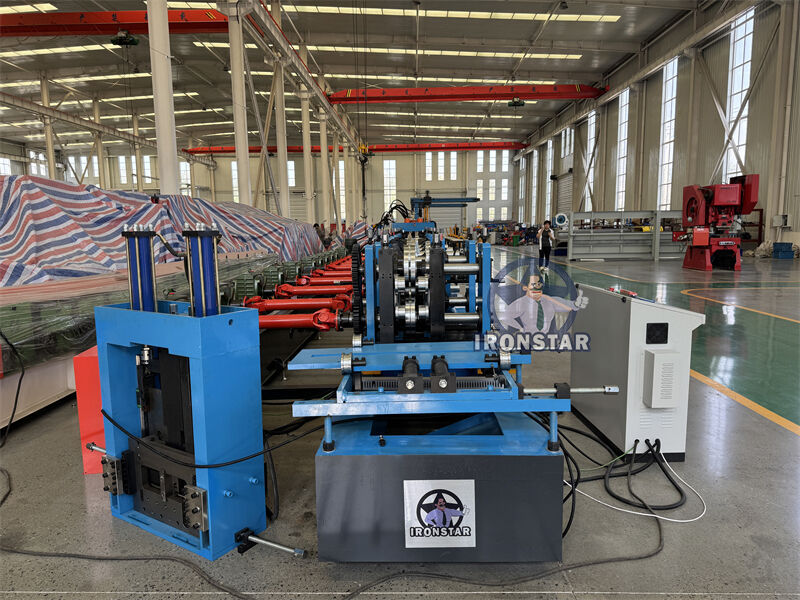 “Full Automatic Hydraulic Quick Adjust CZ Purlin Roll Forming Machine Fast Size Change Equipment For Steel Structure Construction Full Automatic Hydraulic Quick Adjust CZ Purlin Roll Forming Machine ”