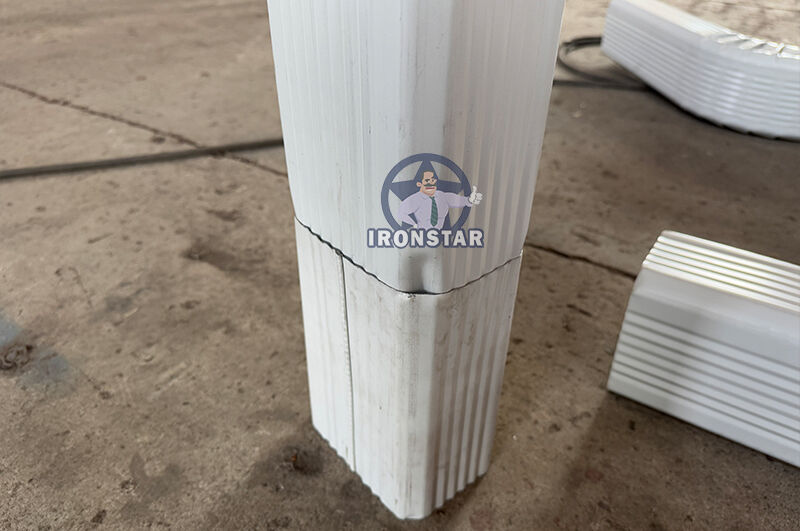 “3 in 1 Automatic Water Downpipe Roll Forming Machine, Square & Round Downspout Making Machine for USA Market, High Efficiency Rain Gutter Down Pipe Roll Forming Equipment with Reliable Performance”